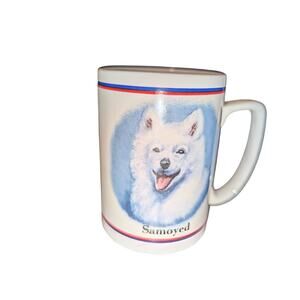 Samoyed Mug Portraits by R Maystead Papel Freelance